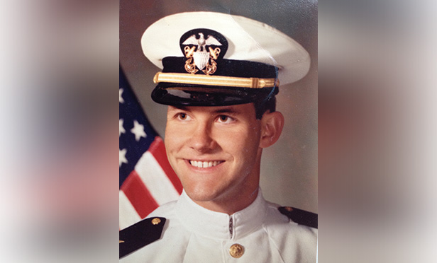 Scott Armacost in Navy uniform