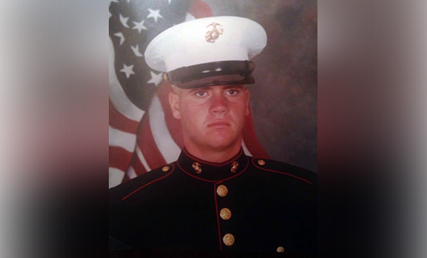 Brad Pendleton in Marine Corps uniform